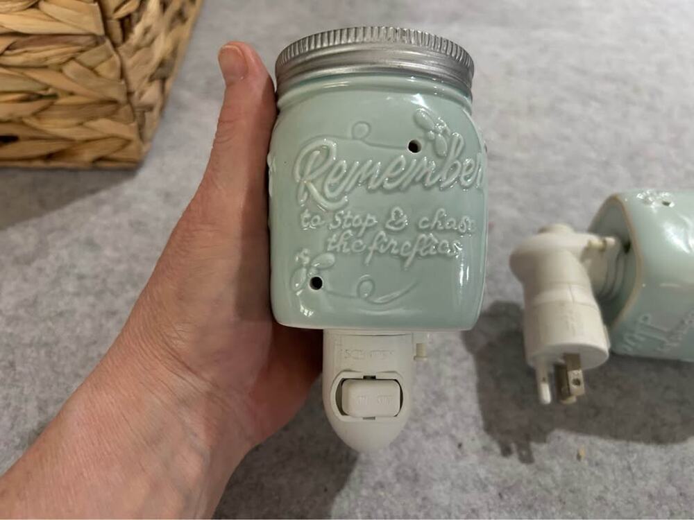 Scentsy Wall Wax Warmers Aqua Blue Firefly
